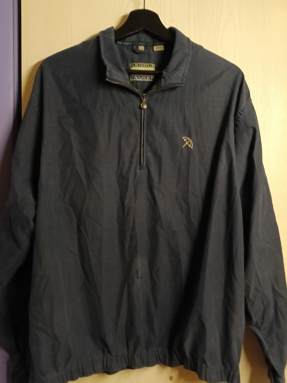 Raincoat Company Navy Half-Zip Lightweight Shirt Jacket